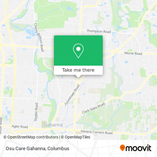 Mapa de Osu Care Gahanna