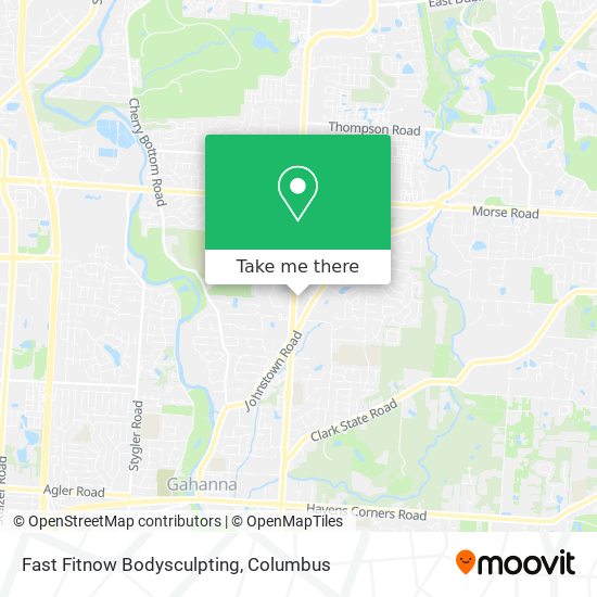 Mapa de Fast Fitnow Bodysculpting