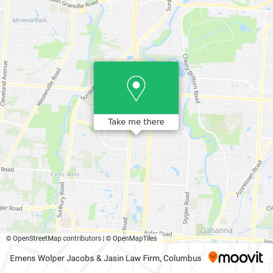 Emens Wolper Jacobs & Jasin Law Firm map