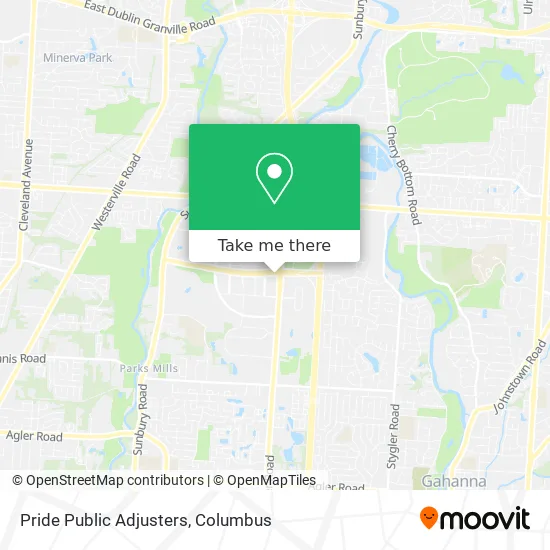 Pride Public Adjusters map