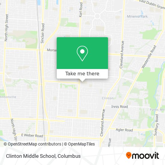 Clinton Middle School map