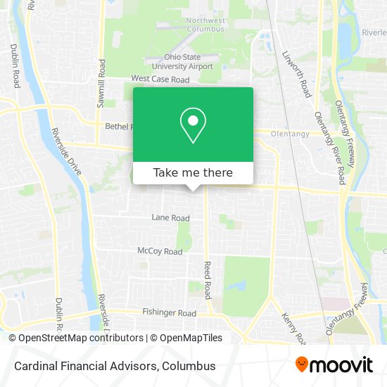Mapa de Cardinal Financial Advisors