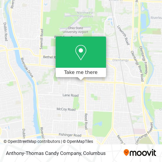 Anthony-Thomas Candy Company map