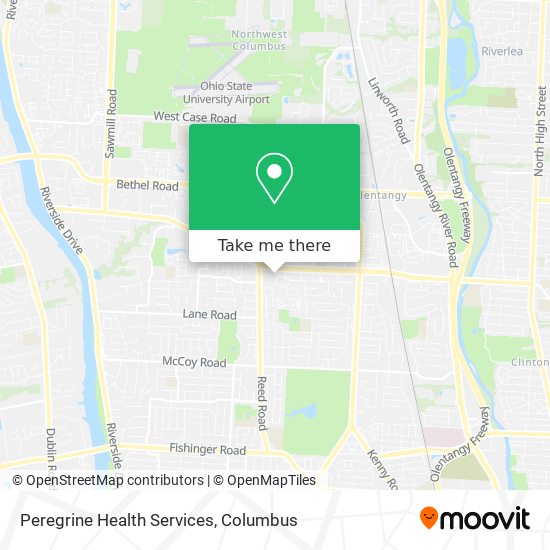 Peregrine Health Services map