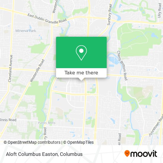 Mapa de Aloft Columbus Easton