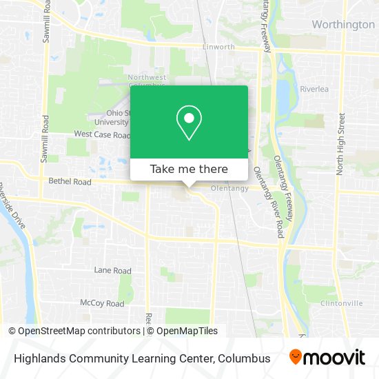 Highlands Community Learning Center map