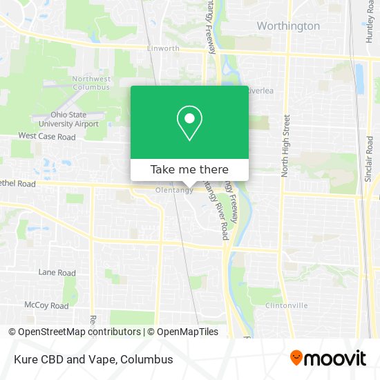 Kure CBD and Vape map