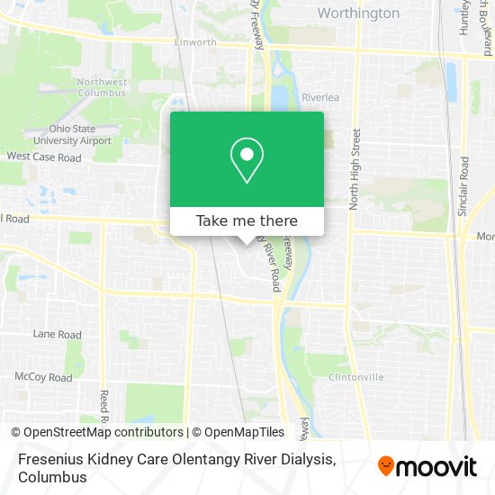 Fresenius Kidney Care Olentangy River Dialysis map