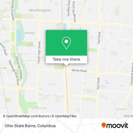 Mapa de Ohio State Barns