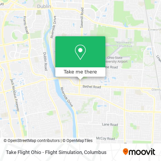Mapa de Take Flight Ohio - Flight Simulation
