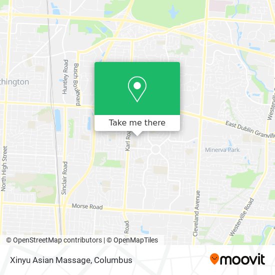 Xinyu Asian Massage map
