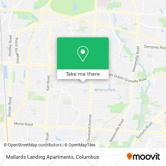Mapa de Mallards Landing Apartments
