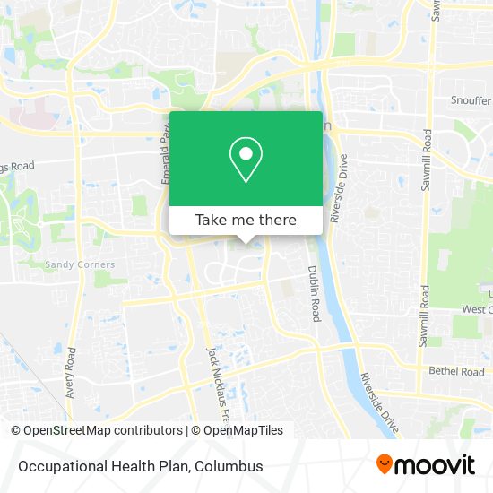 Occupational Health Plan map