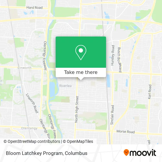 Bloom Latchkey Program map