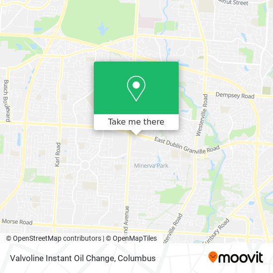 Valvoline Instant Oil Change map