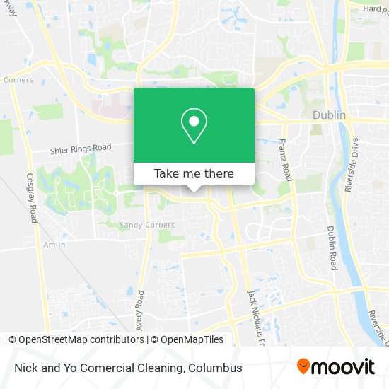 Mapa de Nick and Yo Comercial Cleaning