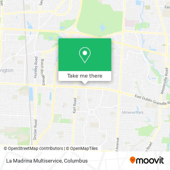 La Madrina Multiservice map