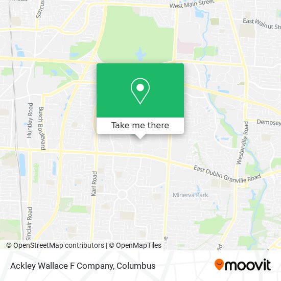 Ackley Wallace F Company map