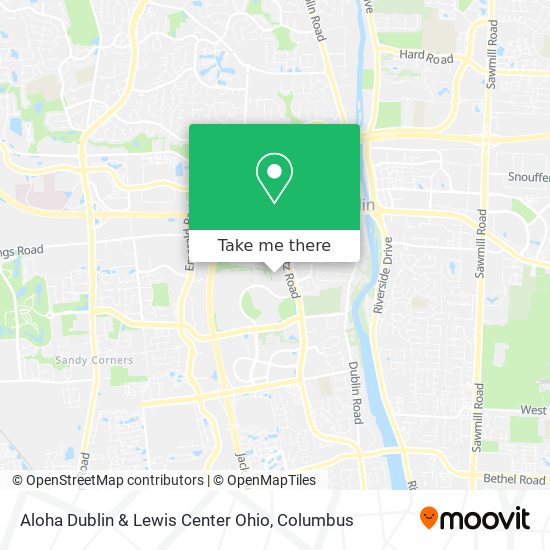 Mapa de Aloha Dublin & Lewis Center Ohio