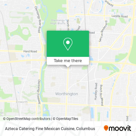 Mapa de Azteca Catering Fine Mexican Cuisine