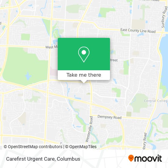 Carefirst Urgent Care map