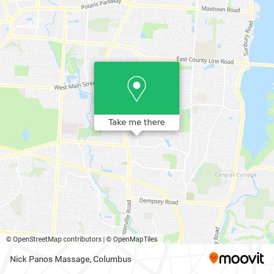 Mapa de Nick Panos Massage