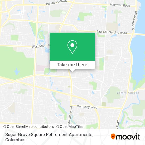 Sugar Grove Square Retirement Apartments map
