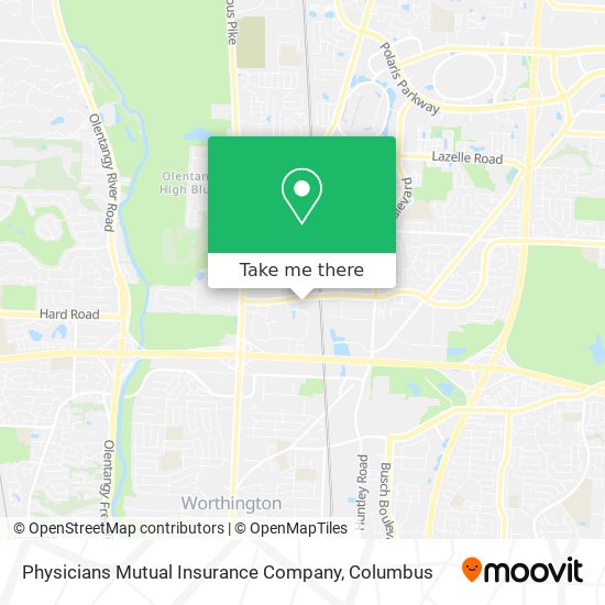 Mapa de Physicians Mutual Insurance Company
