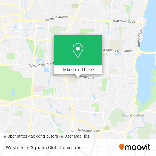 Westerville Aquatic Club map