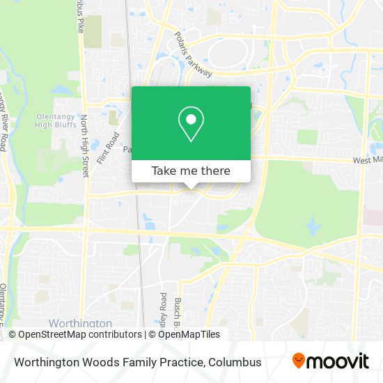 Mapa de Worthington Woods Family Practice