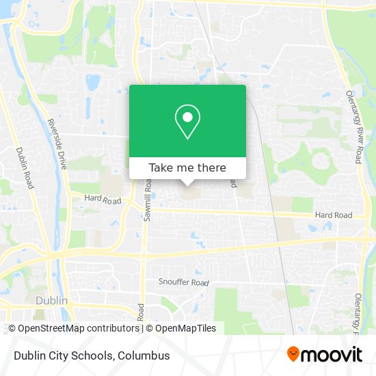 Dublin City Schools map
