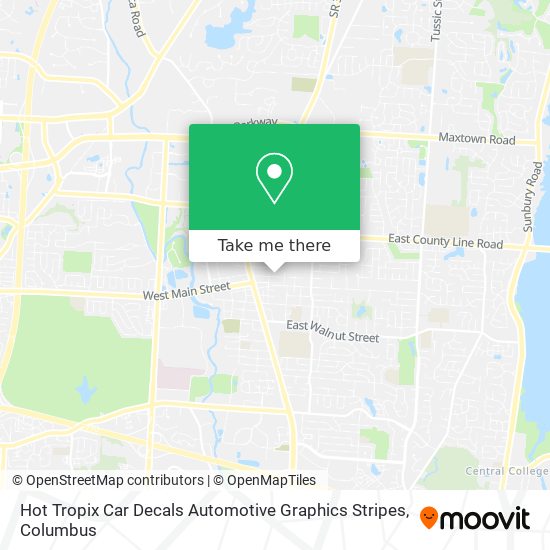 Hot Tropix Car Decals Automotive Graphics Stripes map