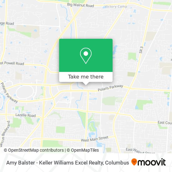 Mapa de Amy Balster - Keller Williams Excel Realty