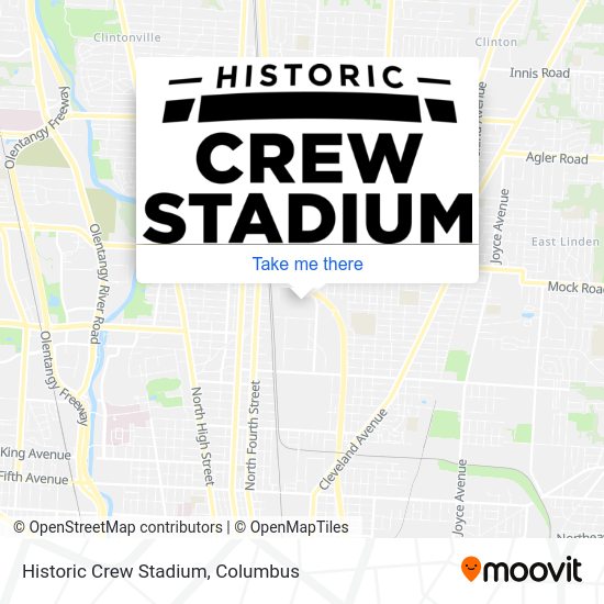 Historic Crew Stadium map