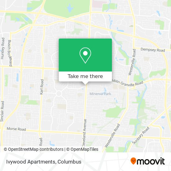 Ivywood Apartments map