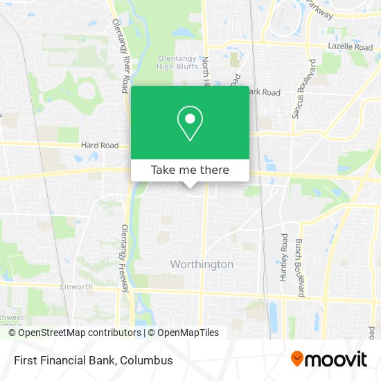 First Financial Bank map