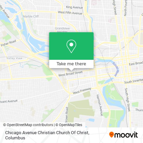 Chicago Avenue Christian Church Of Christ map
