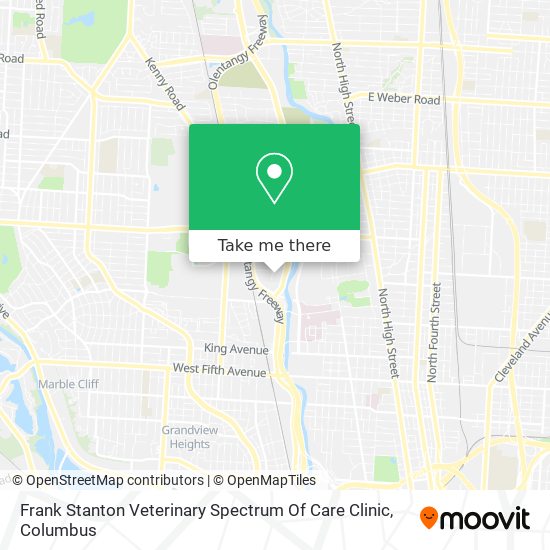 Frank Stanton Veterinary Spectrum Of Care Clinic map