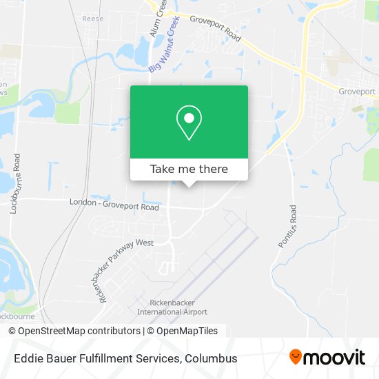 Eddie Bauer Fulfillment Services map