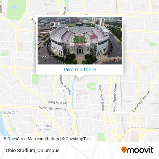 Mapa de Ohio Stadium