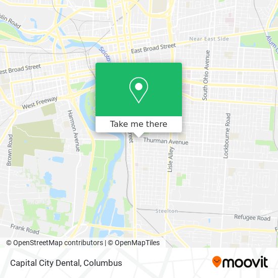 Capital City Dental map