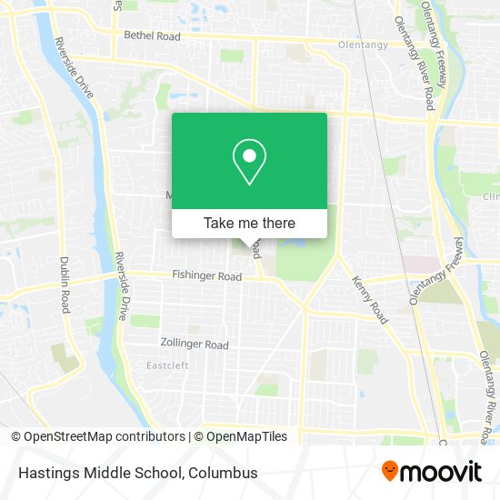 Hastings Middle School map
