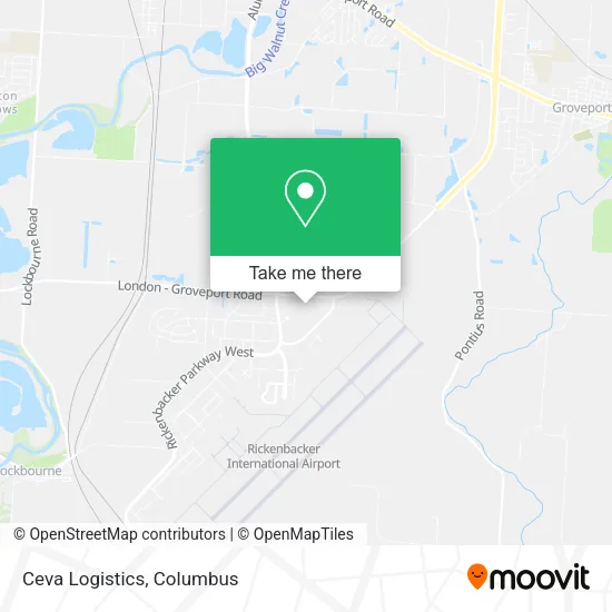 Mapa de Ceva Logistics
