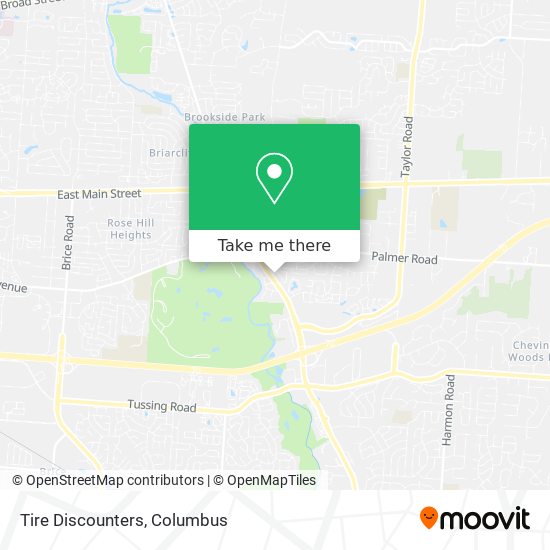 Tire Discounters map