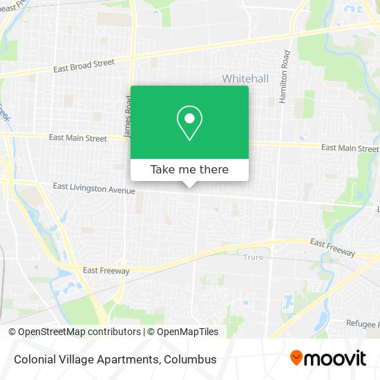 Colonial Village Apartments map