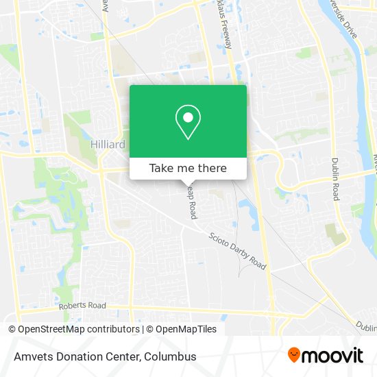 Amvets Donation Center map