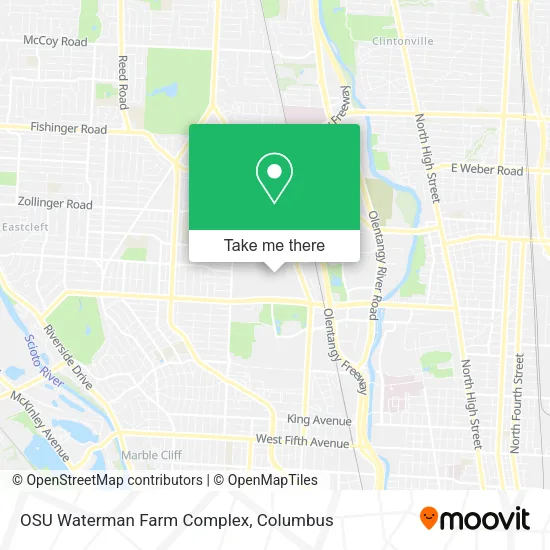 Mapa de OSU Waterman Farm Complex