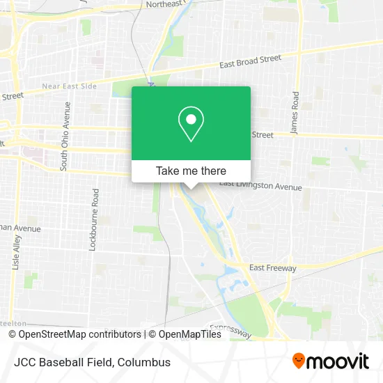 Mapa de JCC Baseball Field