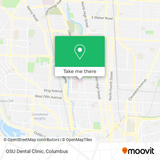 OSU Dental Clinic map