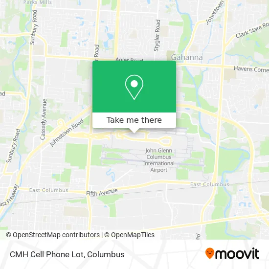 Mapa de CMH Cell Phone Lot
